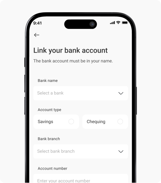 Link Your Bank Account